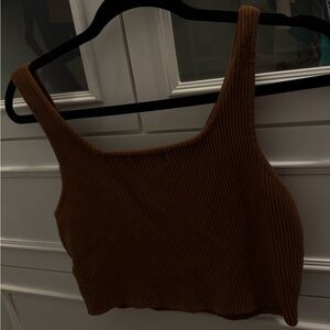 House of Harlow Ribbed Tank Top